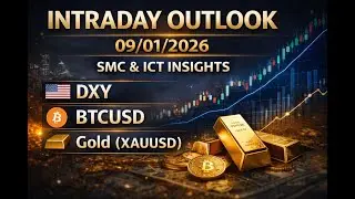 Intraday Outlook 09/01/2026 | DXY, BTCUSD & Gold | SMC & ICT Insights