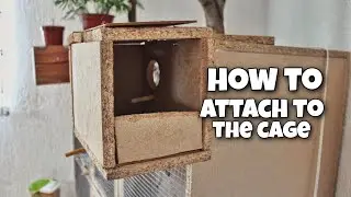 Two Ways to Attach Budgie's Nest to The Cage