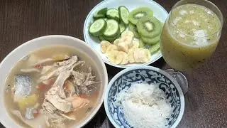 TIPS MENU OBAT ANTI VIRUS COVID-19 || MENU DIET SEHAT || CHINESE MEDICINE SOUP