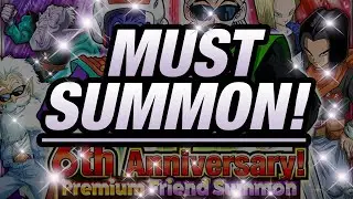 KAIS AND ZENI GALORE! GLOBAL EXCLUSIVE PREMIUM 6TH ANNIVERSARY FRIEND SUMMON! (Dokkan Battle)