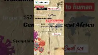 what is monkey pox virus? #shorts #WHO #contagious