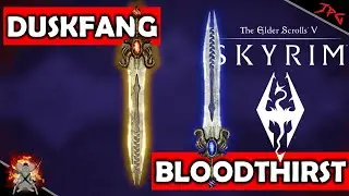 SKYRIM: КАК ПОЛУЧИТЬ СУМЕРЕЧНОГО КЛАКА И КРОВОЖАДЬ! Два уникальных одноручных меча! Юбилейное изд...