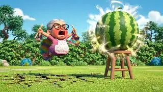 Grandma's SECRET Black Belt  The Watermelon Challenge 🍉💥  AI Slapstick Comedy