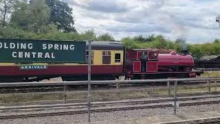Buckinghamshire Railway Centre, a busy moment