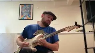 Caline Orange Burst w/JimiHendrix Digitech pedal| MIM 03 Fender Strat