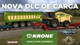 NOVIDADES | ETS2 e ATS | NOVA DLC de Carga - Pacote de Equipamentos Agr&iacute;culas KRONE