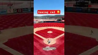 Would you play on this field? 🤔 #baseball #mlb #milb #spokane #red