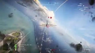 Battlefield&trade;V Plane road kill AA gun / zero a6m5