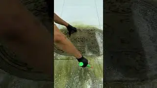 Royal Rug Deep Cleaning 👑✨ | Satisfying Carpet Restoration & Transformation #shorts