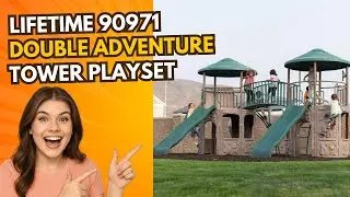 Ultimate Backyard Fun: Lifetime 90171 Double Adventure Tower Playset Unleashed!