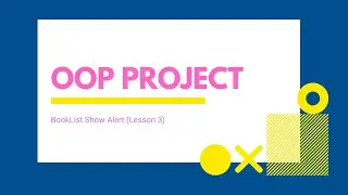 BookList Show Alert Success (Lesson 3)