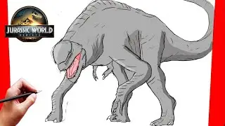 Как нарисовать D-Rex | Мир Юрского периода: Возрождение