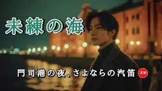 新曲 **未練の海**  門司港の夜、さよならの汽笛 #演歌 #歌謡曲 #懐メロ #名曲 #カラオケ