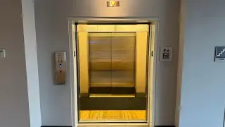LOUD Motor on a BIG Modded Dover Hydraulic Elevator with Rear Door in Morrill Hall in Lincoln, NE