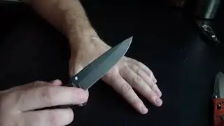 крутой флиппер нож  GANZO G620-B1 распаковка