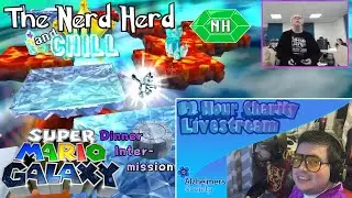 Nerd Herd & Chill: Super Mario Galaxy - 12hr Alzheimers UK Charity Livestream Part 3 (by LINKARIO)