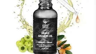 Bombay Shaving Company Beard Growth Oil Powered with Vetiver & 4 Essential Oils for Thicker Beard