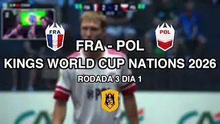 Gaules | Kings World Cup Nations 2026 | RODADA 3 DIA 1 | FRAN&Ccedil;A vs POL&Oacute;NIA | Partida Completa