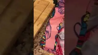 Folding the bag