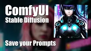 ComfyUI: Save your Prompts | Stable Diffusion | German | English Subtitles