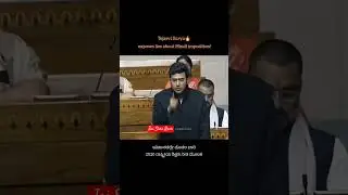 Tejasvi Surya exposes propaganda on Hindi Imposition in the South #tejaswisurya #bjp #viral