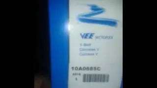 Cambio de correa bomba de agua n°10A0685C de DAYCO. Fiat duna 1,6 nafta con a/c