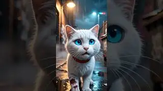 She Saved a Scared Cat! 😿 #shorts #trending #cat
