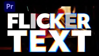 Flicker Text Animation Premiere Pro 2021 | Create Awesome Text Flicker Effect in Premiere Pro 2021