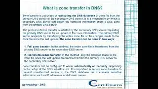 What is zone transfer in DNS?