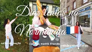 🇫🇷vlog Normandia | colhendo maçãs , comidas francesas, vilas e no meio da natureza 