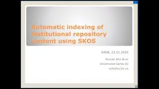 Automatic indexing of institutional repository content using SKOS