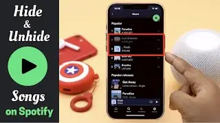 Hide & Unhide Songs on Spotify from iPhone (How To)