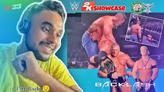 Brock Lesnar vs John Cena WWE Backlash WWE 2K23 Showcase
