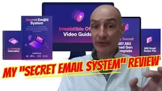 Secret Email System Review: ⭐⭐⭐⭐⭐ for the bonuses and comp plan! Here's why...