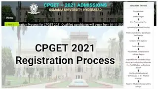 #cpget2021 registration starts today|Good news |cpget |cpget counselling dates |cpget 2021|#cgpet