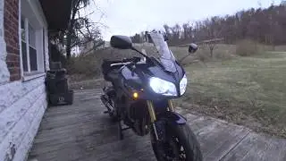 2007 Yamaha FZ1 in Cobalt Blue - Delkevic Exhaust (Former bike)