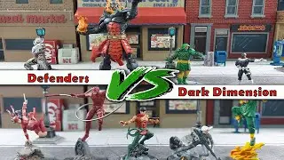Defenders v Dark Dimension - ***New Characters*** Marvel Crisis Protocol Battle Report ep 49