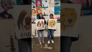 Champainting | Paint Your Pet - Paint and Sip #paintandsip #champainting #sipandpaint #paintyourpet