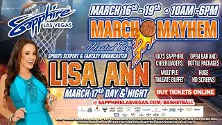 Fantasy Broadcaster LISA ANN hosts March Mayhem at Sapphire LV