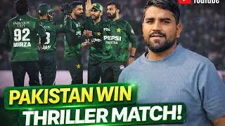 Pakistan Win Thriller t20 match against Australia #cricket #saimayub #abrarahamad#babarazam 