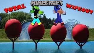 Minecraft | Total Wipeout | Parkour Map | EVIL YOSHI!!!
