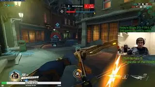 PRO PLAYER CHIPSA SHOWING HIS HANZO SKILLS! [ OVERWATCH SEASON 20 TOP 500 ]