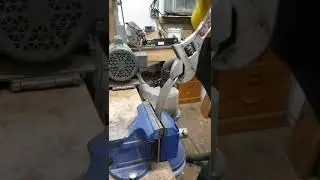 Breaking a 54-55hrc 6150 blank