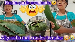 🚨Santo Dios Elenita sola 😱prepara una gran Olla de tamales🤯esto prepara Elenita pra despedir el año😳