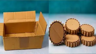🛠️ Cardboard Wheels 🚗 | DIY Craft Wheels for Model | School Project Idea 🎨 | 
