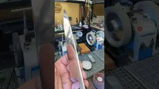 I polished these Japanese  knives in 42&deg; heat today.