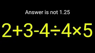 2+3&ndash;4&divide;4&times;5  = ❓ The Order of Operations Question That Confuses Almost Everyone