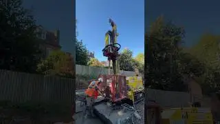 Precision Borehole Drilling at a Luxury Home Build #behindthebuild #siteprogress #constructionsite