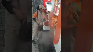 viral petrol pump girl #shorts #youtube #video