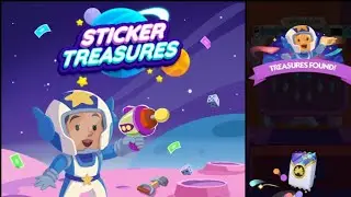 DIG EVENT STICKER TREASURES MONOPOLY GO GAMEPLAY REWARDS #monopolygo #sticker #drop 